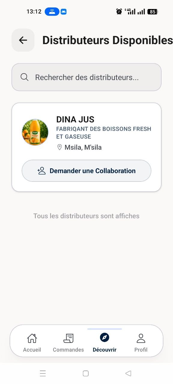 Distributor discovery in the FULLLOYAL client app