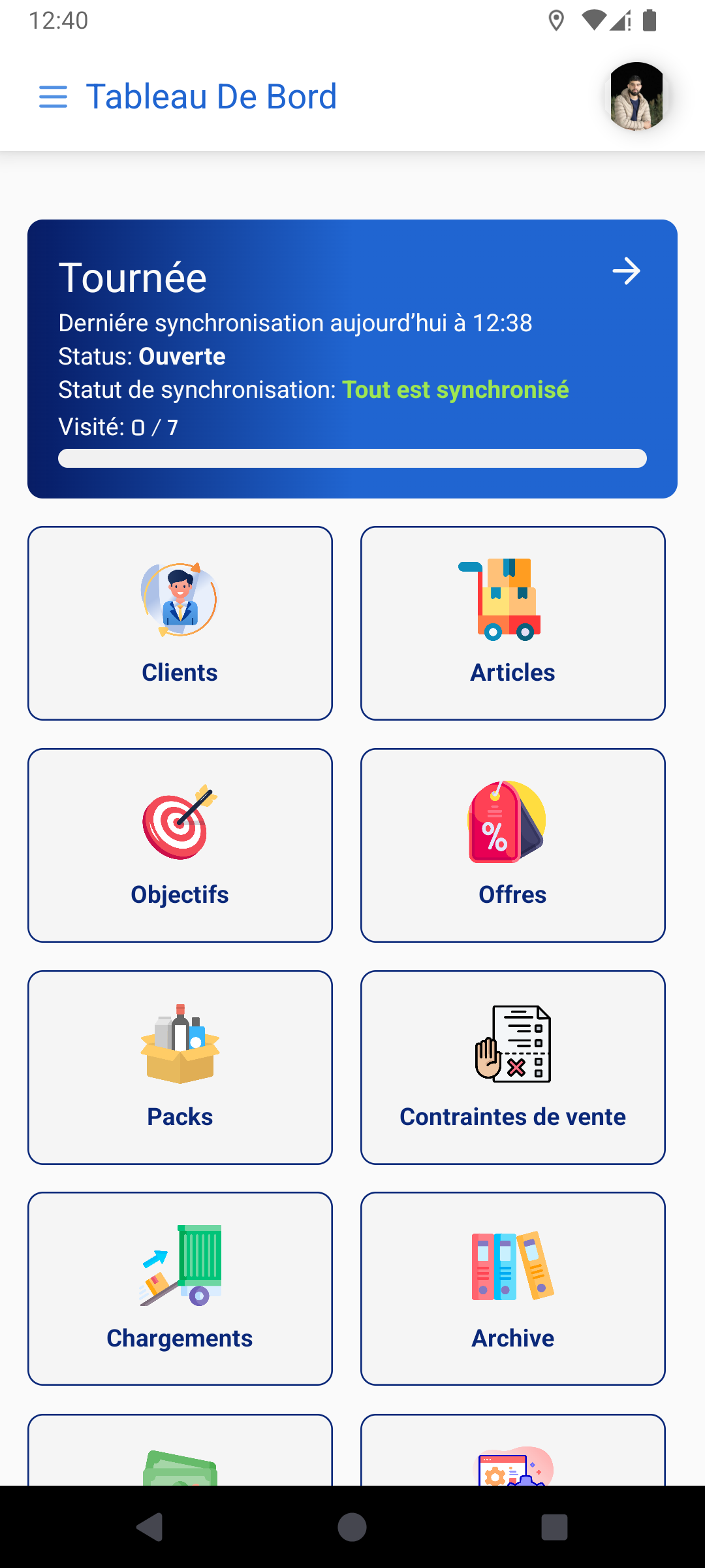 FULLLOYAL seller app dashboard modules